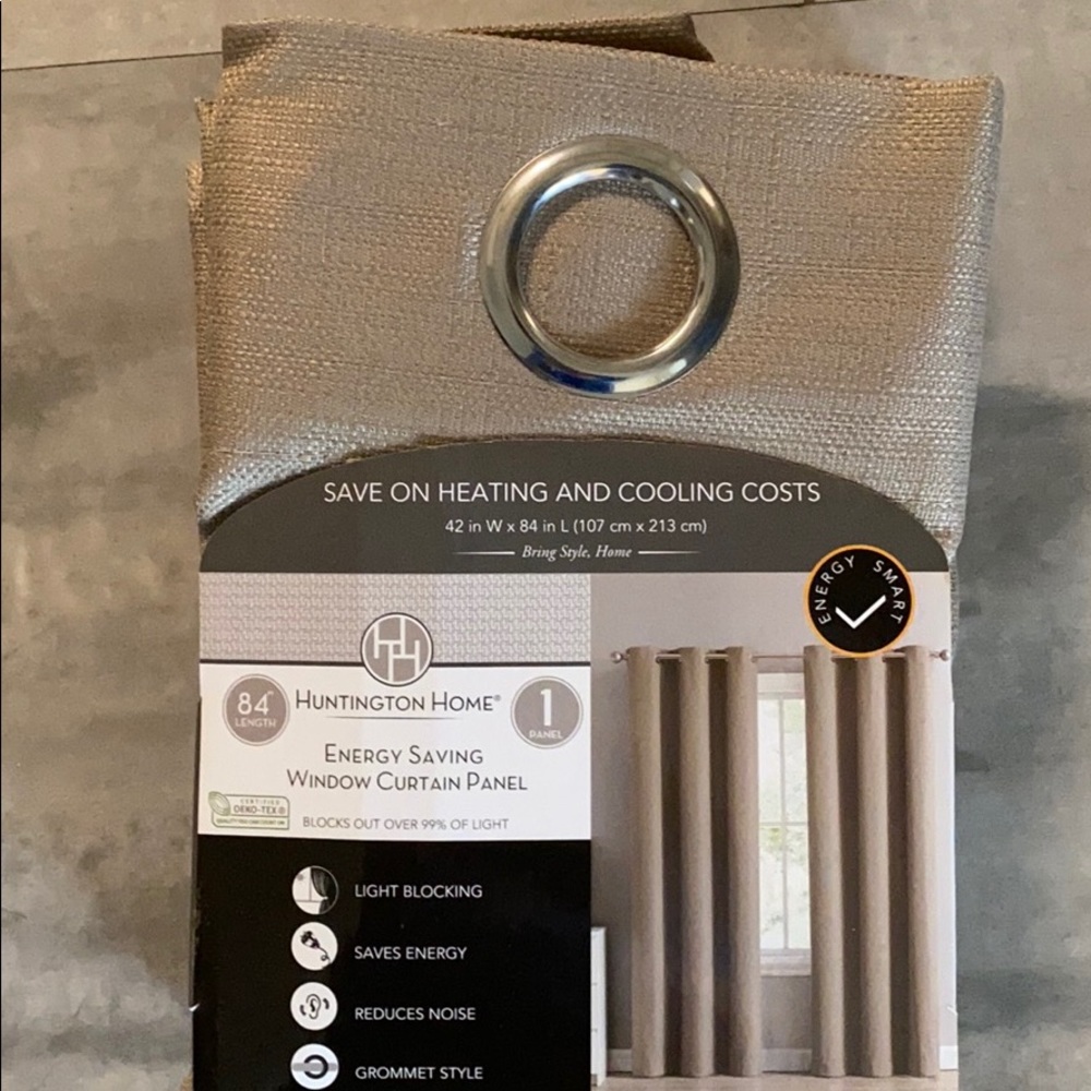 Energy saving window curtain panel